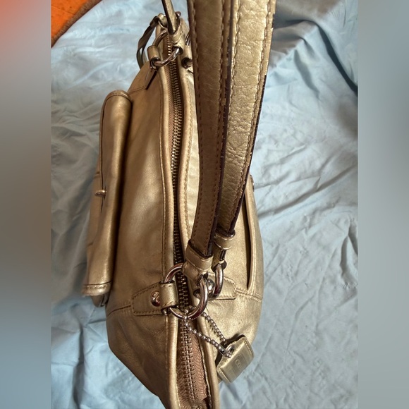 Coach 2008 Metallic Leather Two Way Bag Satchel - Picture 15 of 15